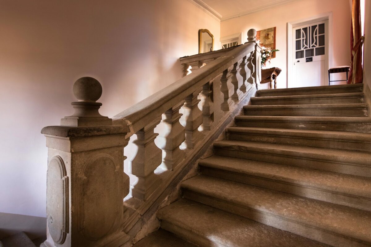 Escalier du Château de Puichéric